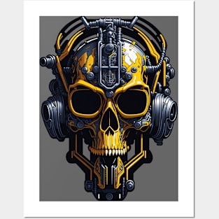 Mecha Skull S01 D46 Posters and Art